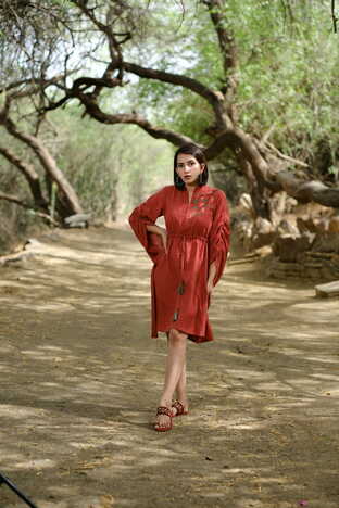 Kiaayo 'Natura' Naturally Dyed Dress