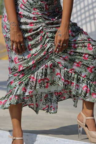 Kiaayo 'Milly' Batik Hand Block Printed Dress