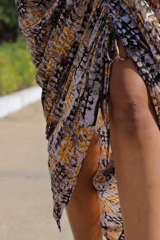 Kiaayo 'Jaara' Batik Hand Block Printed Dress